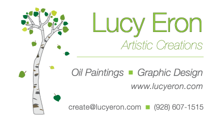 Lucy Eron Graphic DesignBusiness Card