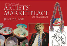 Artists Marketplace postcard and poster