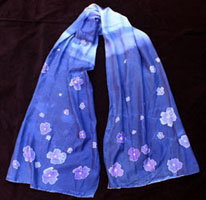violets scarf